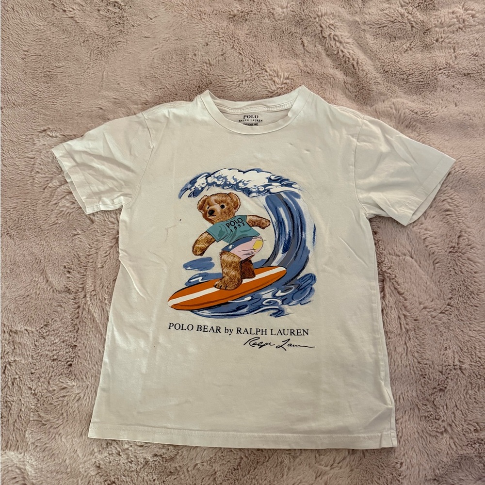 Limited Edition Ralph Lauren Polo Bear Surfing T-Shirt